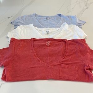 J. Crew Linen Tees Bundle